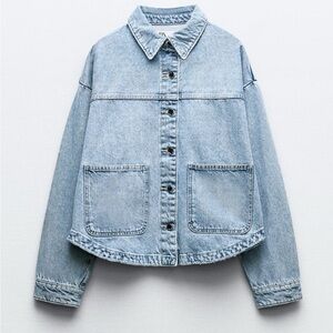Zara Light Blue Denim Jacket